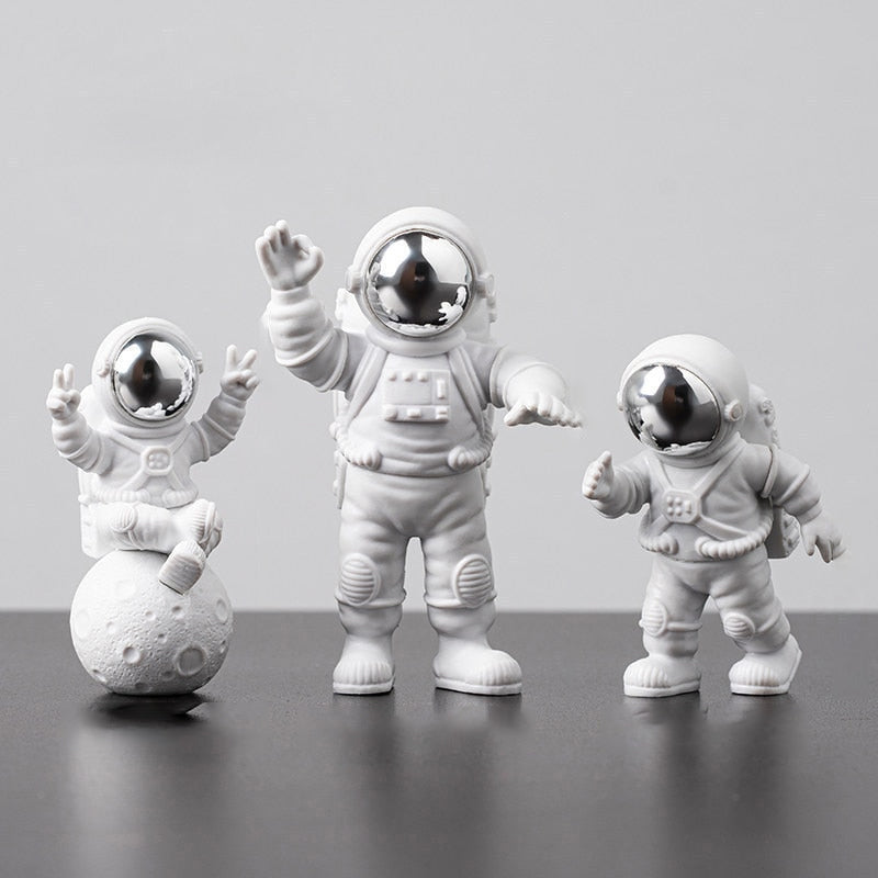 3-4 Pcs Decoração de Astronauta e Lua para Sala e Quarto - AMERYK